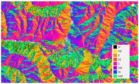 坡向圖怎麼看|[QGIS] Terrain Analysis (Aspect, Hillshade, Relief and Slope